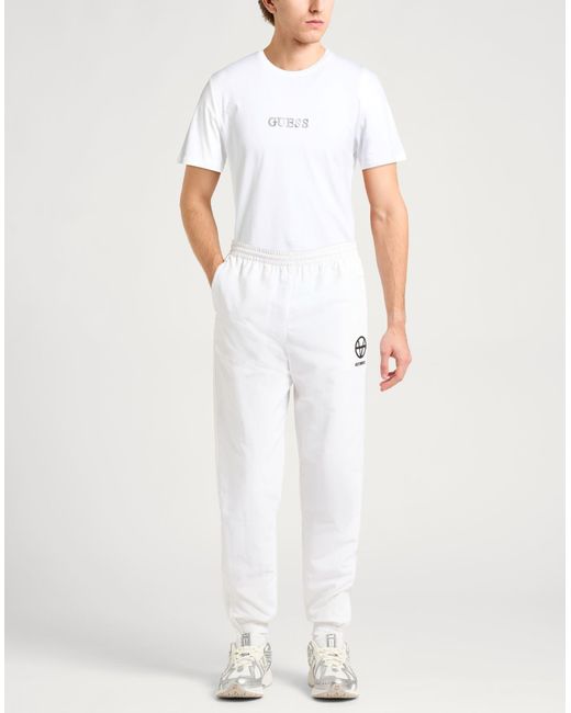Guess White T-Shirts for men