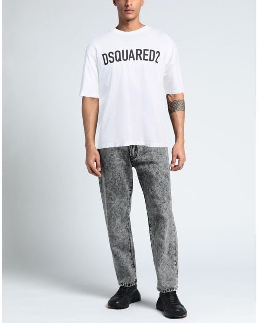 DSquared² White T-shirt for men