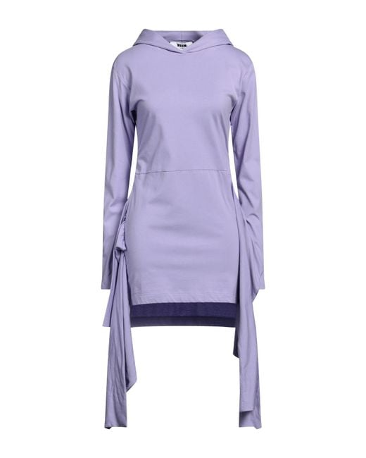 MSGM Purple Mini Dress
