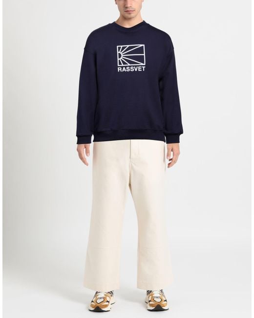 Rassvet (PACCBET) Blue Sweatshirt Cotton for men