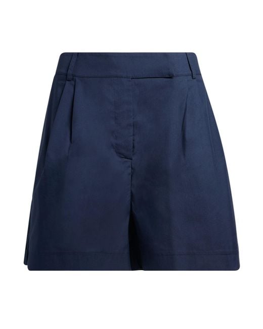 Daniele Fiesoli Blue Collezione N_01 Shorts & Bermuda Shorts Cotton, Nylon, Elastane