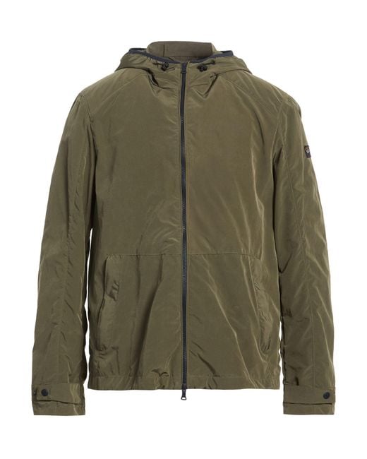 Paul & Shark Green Jacket Polyester, Nylon for men