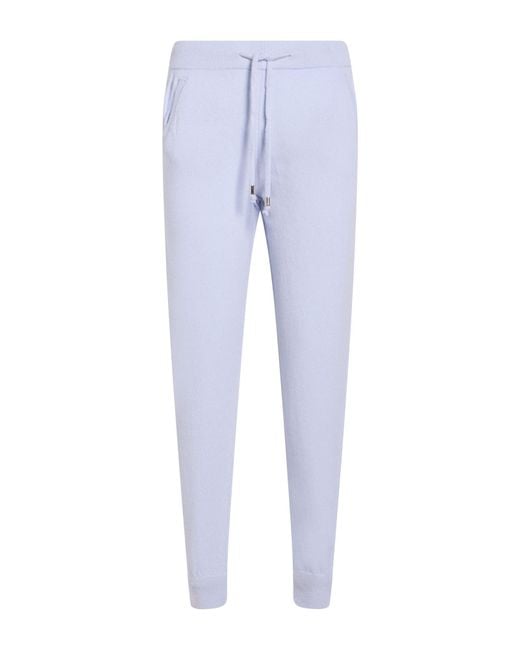 Daniele Fiesoli Blue Pants Wool, Cashmere