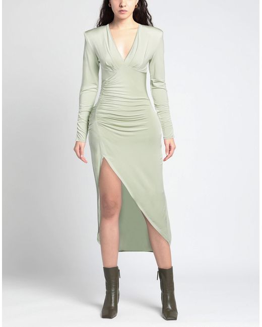 Just Cavalli Green Midi Dress
