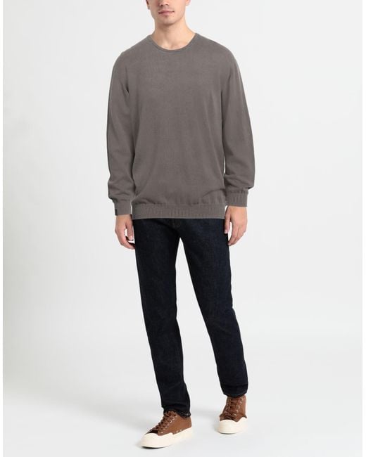 AROVESCIO Gray Jumper for men
