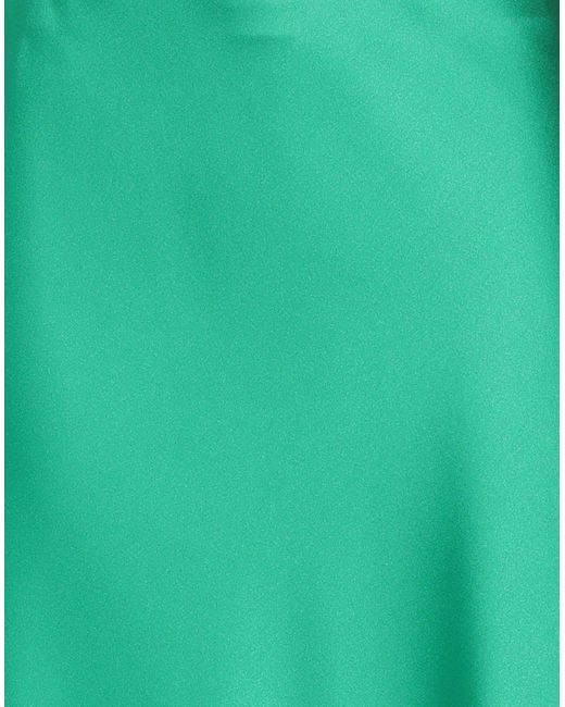 Caractere Green Midi Skirt Polyester, Elastane