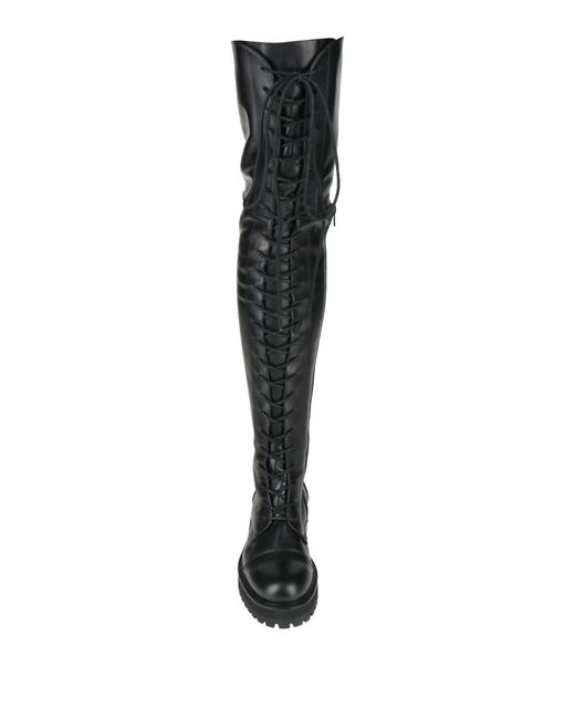 Dondup Black Boot Leather