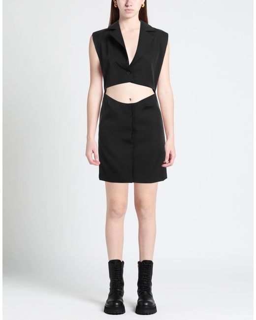 VANESSA SCOTT Black Mini Dress