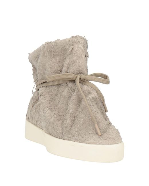 Fear Of God Natural Light Ankle Boots Leather
