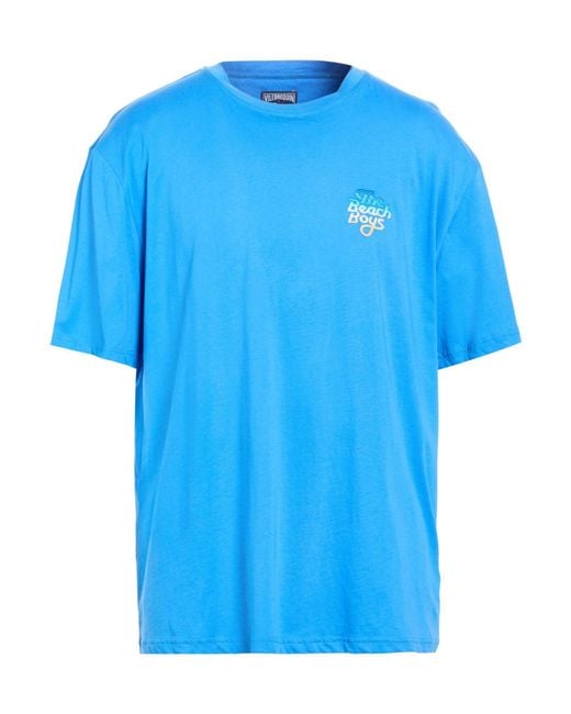 Vilebrequin Blue X The Beach Boys T-Shirt Cotton for men