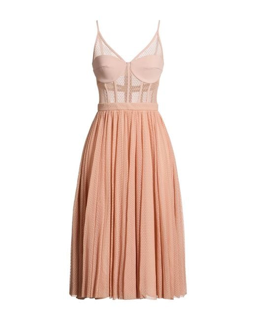 Elisabetta Franchi Pink Midi Dress