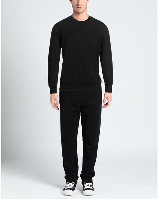 Dolce & Gabbana Black Sweatshirt for men