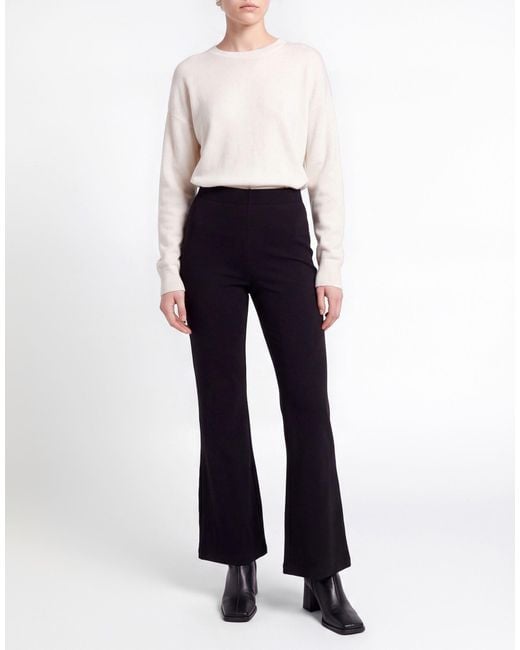 Siste's Black Pants Viscose, Nylon, Elastane