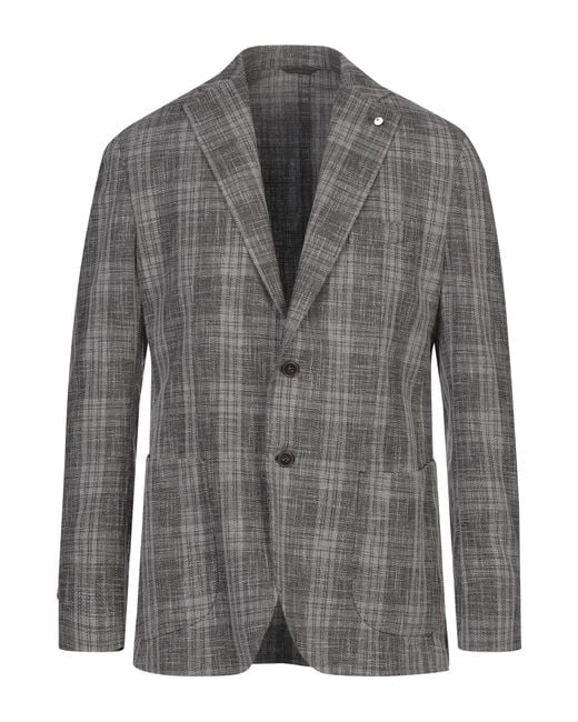 L.b.m. 1911 Gray Blazers for men