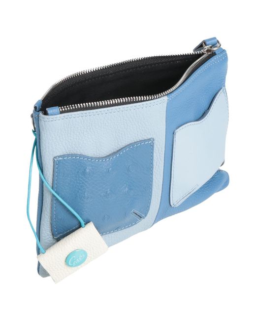 Gabs Blue Cross-Body Bag Calfskin