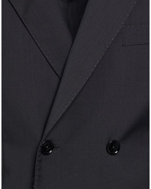 Exte Black Suit Wool for men