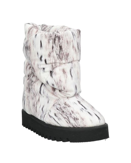 MSGM White Stiefelette