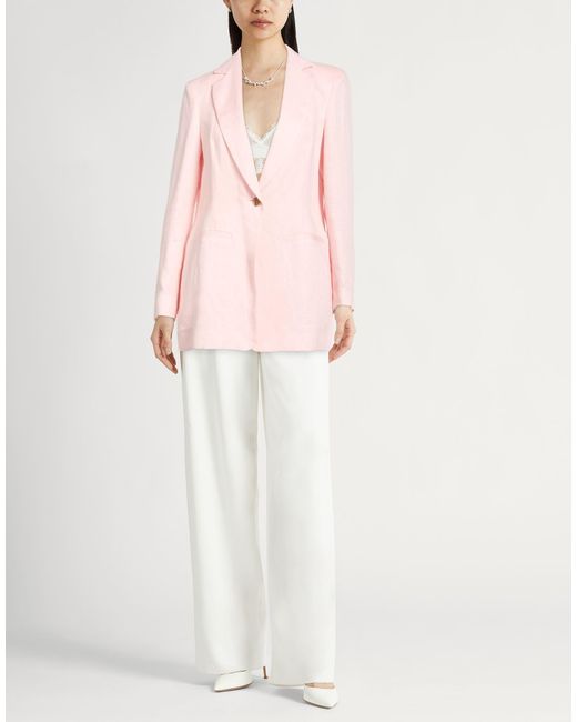 Barba Napoli Pink Blazer Linen