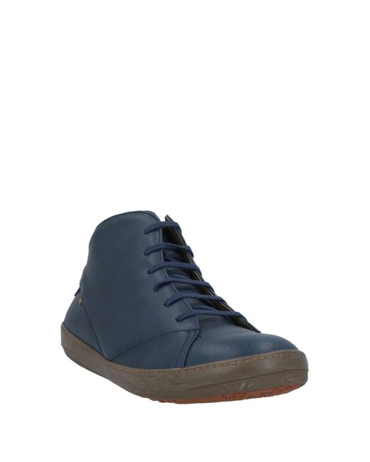 El Naturalista Blue Ankle Boots for men