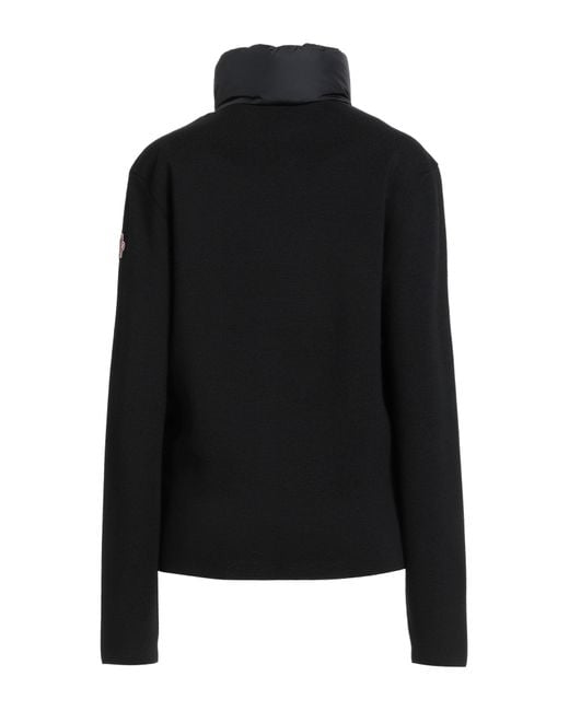 Moncler Black Puffer Polyamide, Virgin Wool