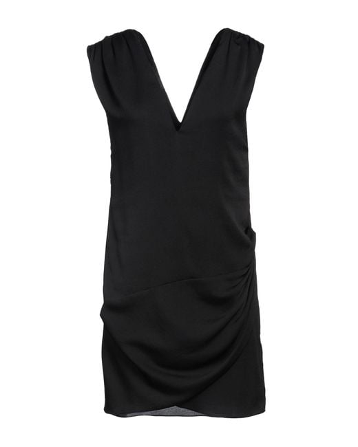 IRO Black Mini Dress Polyester