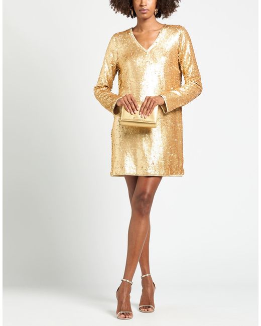 Twinset Metallic Mini Dress