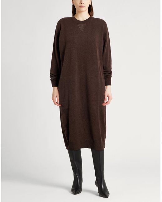 Peserico Brown Midi Dresses