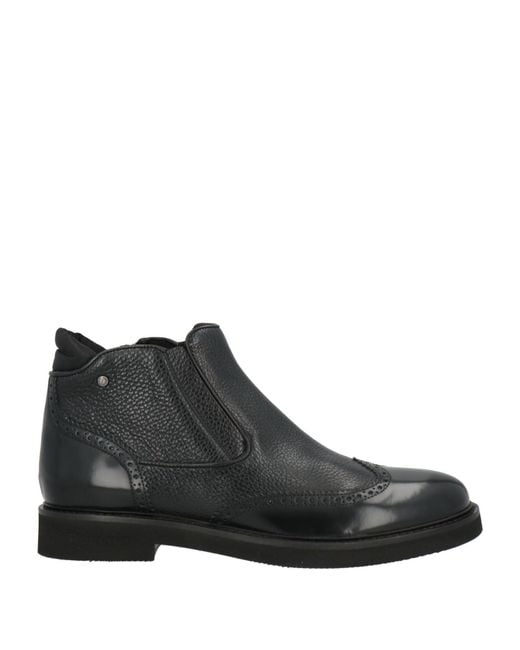 Pollini Black Ankle Boots for men