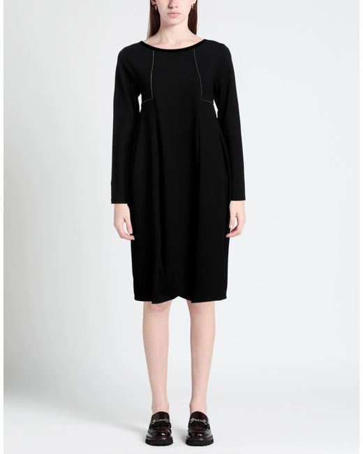 Robe midi High en coloris Black