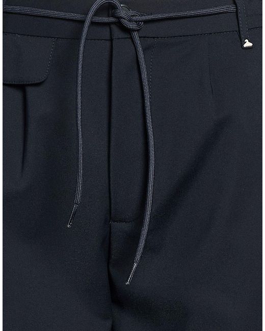 Berna Blue Midnight Pants Cotton, Polyamide, Elastane for men