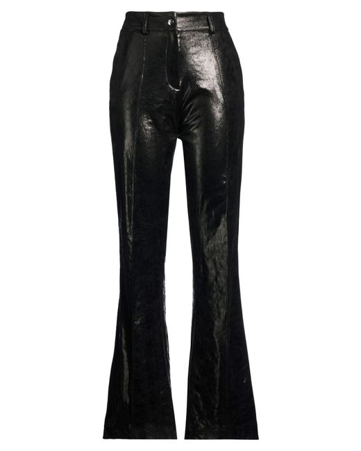 Akep Black Pants Polyester, Elastane
