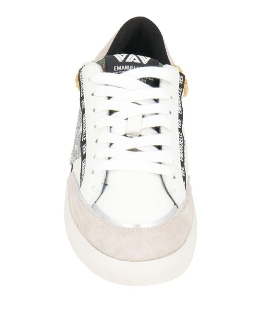 Emanuélle Vee Natural Sneakers Leather