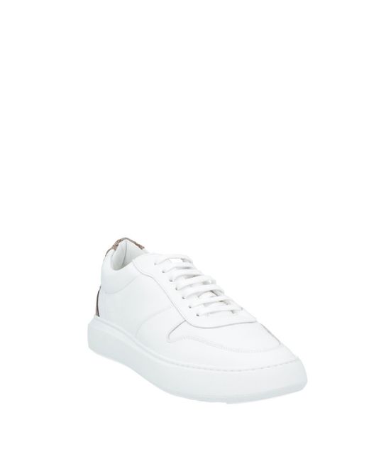Herno White Sneakers Leather for men
