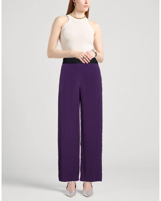 Liviana Conti Purple Pants