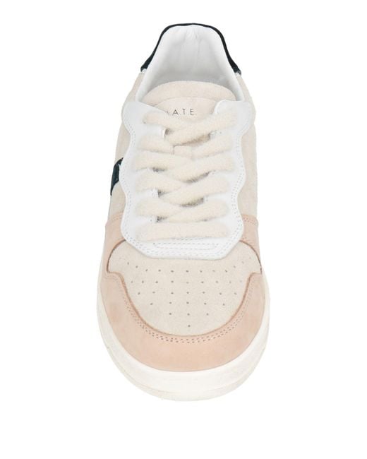 Date Natural Sneakers Leather for men