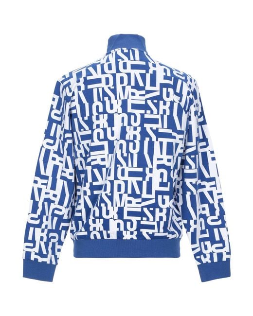 Bikkembergs Blue Sweatshirt Cotton, Elastane for men