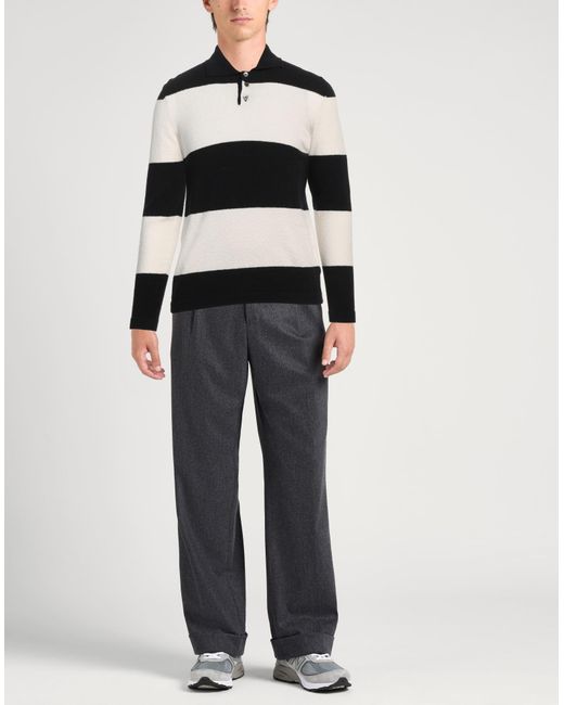 Pullover Alpha Studio pour homme en coloris Black