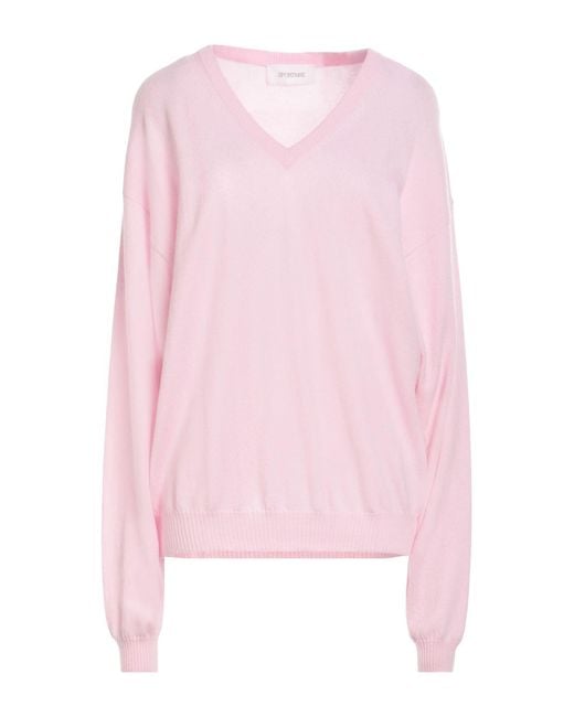Sportmax Pink Sweater Wool, Cashmere