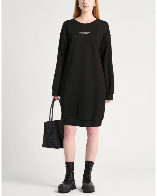 ARMANI EXCHANGE Black Mini Dresses