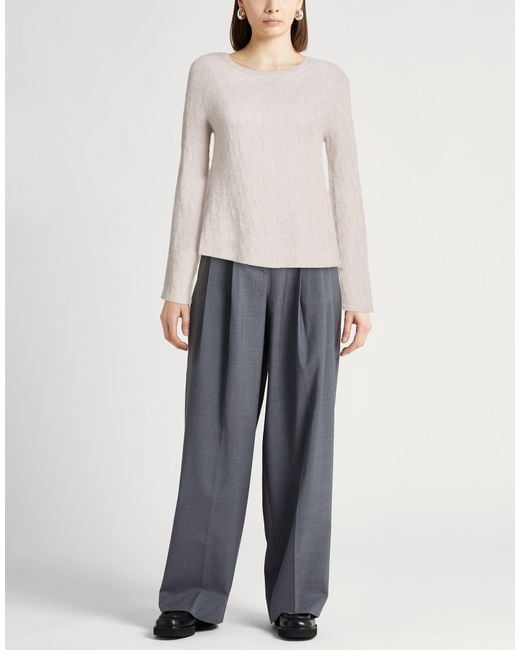 Emporio Armani White Sweater Alpaca Wool, Polyamide