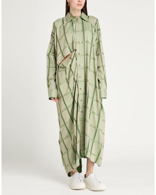 Vivienne Westwood Green Maxi Dress Viscose