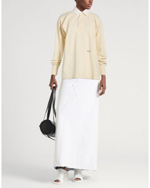 Maison Margiela Natural Polo Shirts