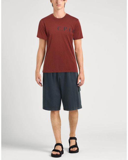 C P Company Red T-Shirts for men