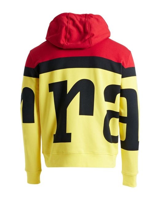 Ferrari Orange Sweatshirt Cotton, Elastane for men