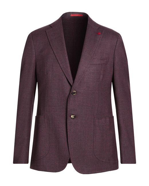 Isaia Purple Blazers for men