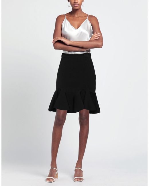 McQueen Black Mini Skirt
