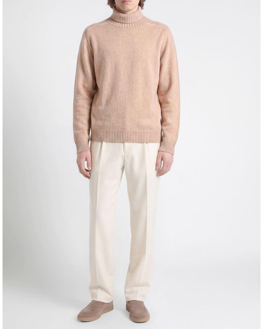 AROVESCIO Natural Turtleneck Wool, Cashmere for men
