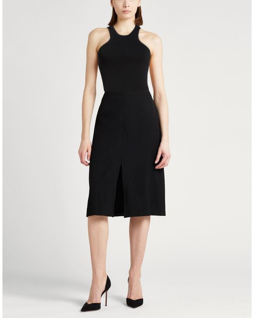 Erika Cavallini Semi Couture Black Tank Top Viscose, Polyamide