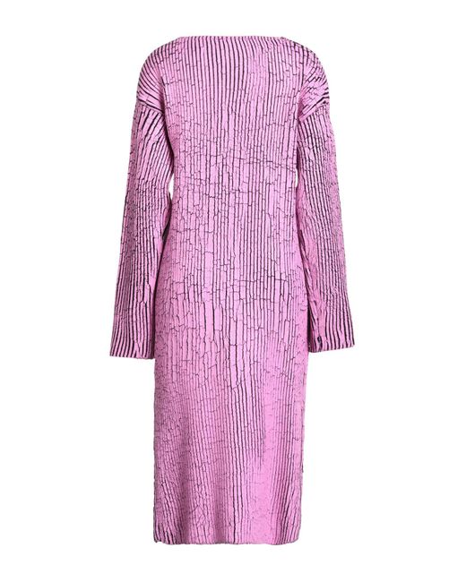 Vestido Midi MSGM de color Purple