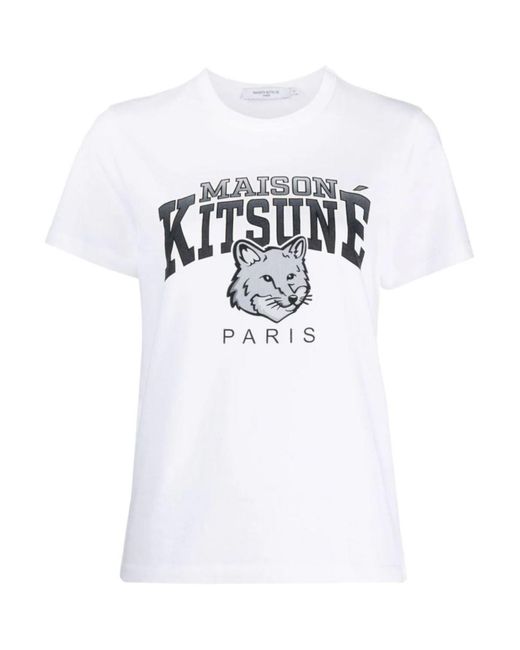 Camiseta Maison Kitsuné de color White